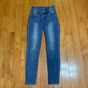 Mandee Medium Wash High Rise Skinny Jeans